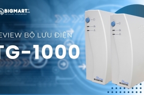 GÓC REVIEW BỘ LƯU ĐIỆN UPS QUỐC DÂN SANTAK TG-1000