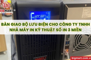 BÀN GIAO BỘ LƯU ĐIỆN CHO CÔNG TY TNHH NHÀ MÁY IN KỸ THUẬT SỐ IN 3 MIỀN TP.HCM