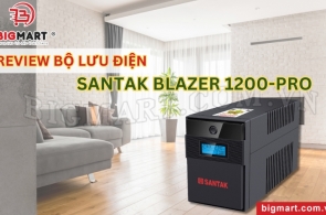 REVIEW BỘ LƯU ĐIỆN SANTAK BLAZER 1200-PRO
