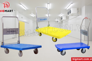 Giới Thiệu 4 Model Xe Đẩy Hàng 4 Bánh Cho Kho Lạnh Nên Mua 
